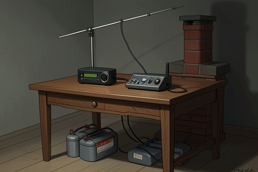Marie-Laure sends a clandestine broadcast from "All the Light We Cannot See". Marie-Laure sends a clandestine broadcast from a transmitter in the LeBlanc house during the siege of Saint-Malo.
