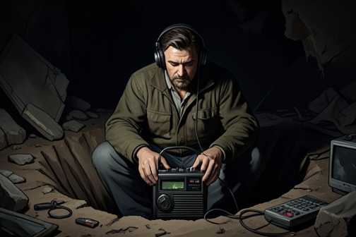 Volkheimer rescues Werner trapped in the rubble from "All the Light We Cannot See". Frank Volkheimer rescues Werner Pfennig from beneath the ruined Hotel of Bees anti-aircraft strongpoint by turning a faint radio signal into the means of…
