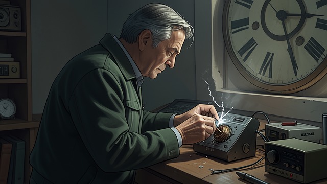 A Repaired Receiver from "All the Light We Cannot See". A Repaired Receiver Discovery and repair Werner finds a discarded receiver and patiently repairs its broken coil.