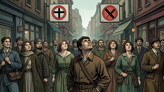 New Rules from "All the Light We Cannot See". New Rules Public restrictions Curfews, blackout orders, and limits on gatherings reshape life in Saint-Malo.