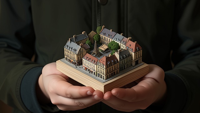 A Neighborhood in Miniature from "All the Light We Cannot See". A Neighborhood in Miniature A tactile map Daniel builds a model of the Paris neighborhood so Marie-Laure can learn its streets and landmarks by touch.