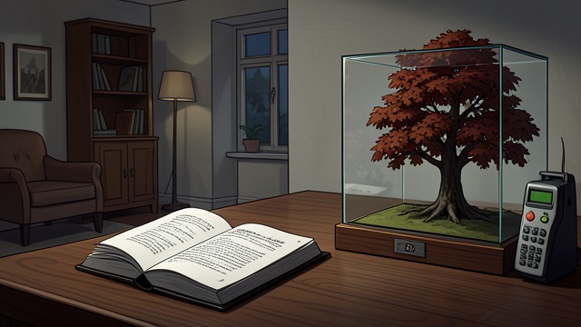 Objects Kept in Place from "All the Light We Cannot See". Objects Kept in Place An imagined return Marie-Laure leaves behind her Braille book, model, and familiar apartment, hoping the evacuation might prove…