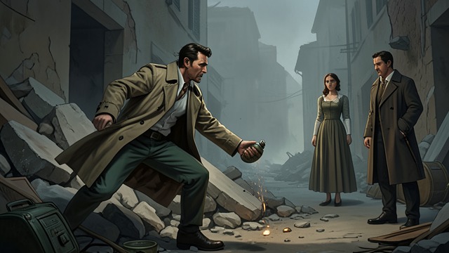 A Way Through from "All the Light We Cannot See". A Way Through Explosion and escape Volkheimer uses a grenade to break open the rubble after the radio gives him and Werner a reason to keep going.