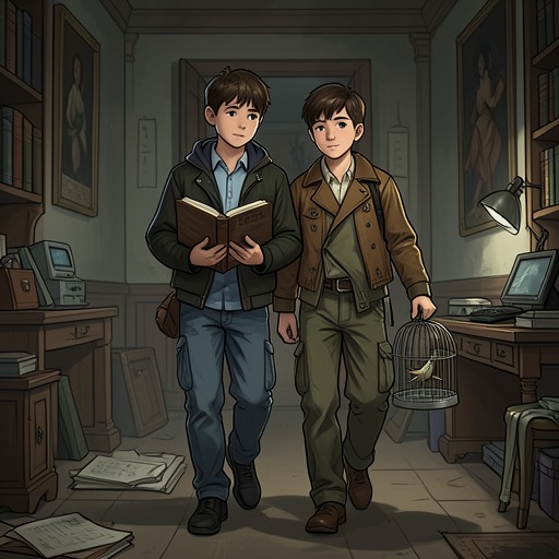 Werner and Frederick from "All the Light We Cannot See". This flow follows a friendship that offers tenderness in a brutal school and is damaged by Werner’s failure to intervene.