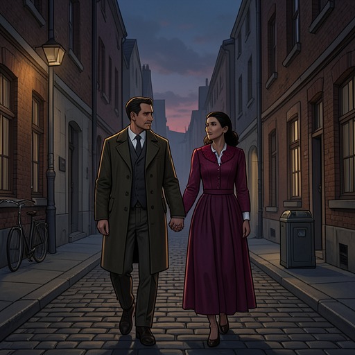 Marie-Laure and Daniel from "All the Light We Cannot See". This flow traces the loving father-daughter bond that gives Marie-Laure practical independence and remains present through separation.