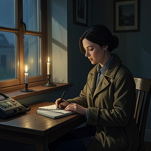 Jutta’s Survival and Memory from "All the Light We Cannot See". This flow follows Jutta’s resistance to propaganda, wartime survival, and later effort to understand Werner’s choices.
