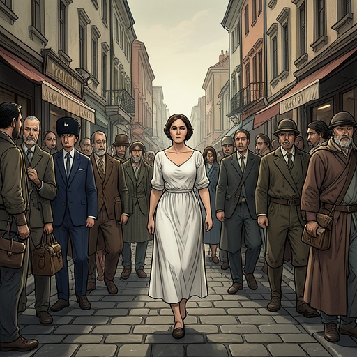 Marie-Laure and Madame Manec from "All the Light We Cannot See". This flow follows Madame Manec’s care for Marie-Laure and the example of courage she leaves behind.