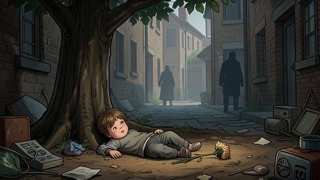 The Orphan in Williams Lane from "Chowringhee". A Personal Return Recognition Sutherland follows Shankar to Williams Lane and reacts strongly to a sick child.
