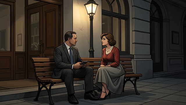 An Honest Conversation from "Chowringhee". Familiarity Grows Work Shankar helps Karabi with arrangements for the German visitors and speaks with her outside the suite’s formal demands.