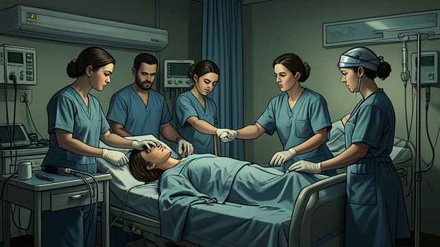 Separation at the Bed from "Life After Life". Watching from Elsewhere A Changed Perspective The woman recalls a vibration around her body followed by separation.