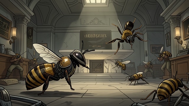 Sacrifice at the Front from "The Adventures of Maya the Bee". Individual Lives for the Realm The First Death A young officer rushes into combat and kills his opponent’s advance at the cost of his own life.