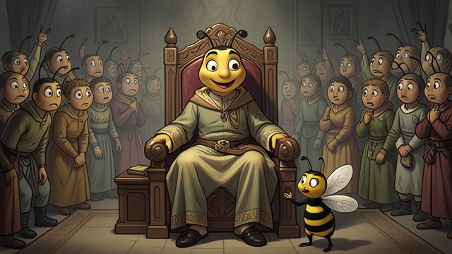 Belonging Renewed from "The Adventures of Maya the Bee". Welcome Back A Public Bond Restored Helen VIII embraces Maya before the assembled court, and the bees share the joy of her recognition.