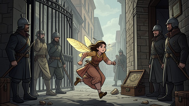 The Warning Reaches Home from "The Adventures of Maya the Bee". A Desperate Homecoming Entry Under Suspicion Maya reaches the familiar hive but is stopped by sentinels, because entering a bee city without permission is a…