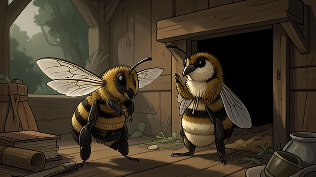 Return Made Legitimate from "The Adventures of Maya the Bee". Membership Restored Pardon Granted Helen VIII tells Maya that her service has more than compensated for her earlier conduct.