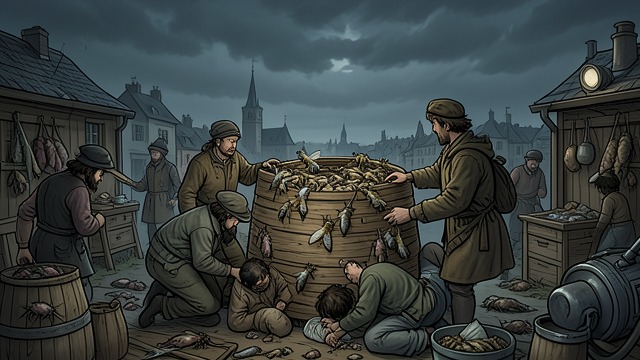 The Dead Honored in Work from "The Adventures of Maya the Bee". Duty After Loss Care for the Fallen The bees remove dead bodies and nurse their wounded companions after the Hornets withdraw.