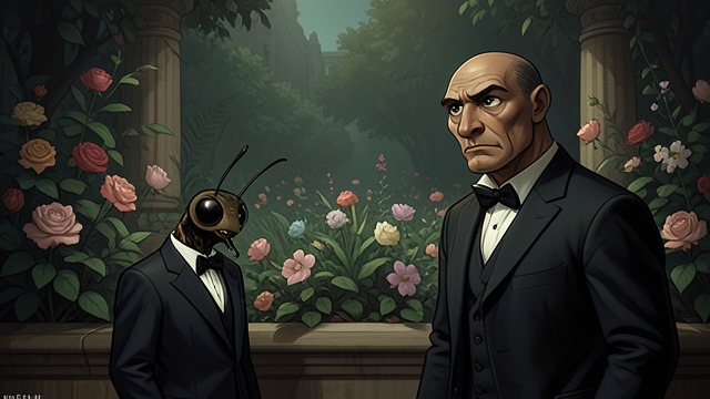 The Dung-Beetle Concealed from "The Adventures of Maya the Bee". A Polite Falsehood An Introduced Identity Bobbie introduces himself as a member of the rose-beetle family, and Maya knows this is not true.