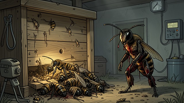 Retreat Without Trust from "The Adventures of Maya the Bee". The Conflict Persists Terms Refused The Hornets ask for their dead and promise to leave the bees in peace.