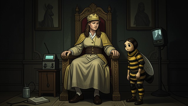Affection Remembered from "The Adventures of Maya the Bee". The Queen’s Familiar Care A Memory of Attention Maya recalls Helen VIII praising younger bees and asking about their experiences.