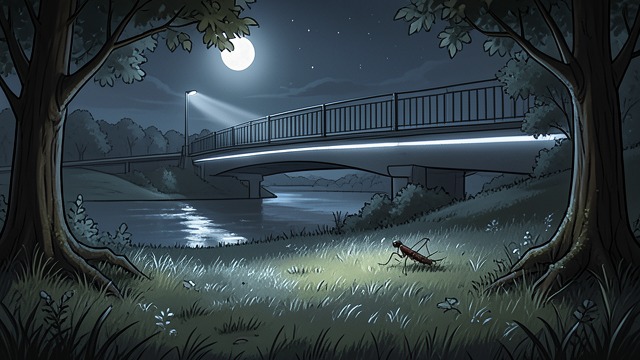 Night’s Silver World from "The Adventures of Maya the Bee". New Forms of Radiance The Night Revealed Maya sees moonlight and stars spread over the grass, trees, and distant country.