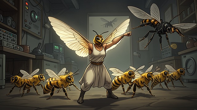 The Call to Defend from "The Adventures of Maya the Bee". A Shared Battle Cry The Queen Names the Cause Helen VIII calls the soldiers to defend their queen and realm in the name of eternal right.