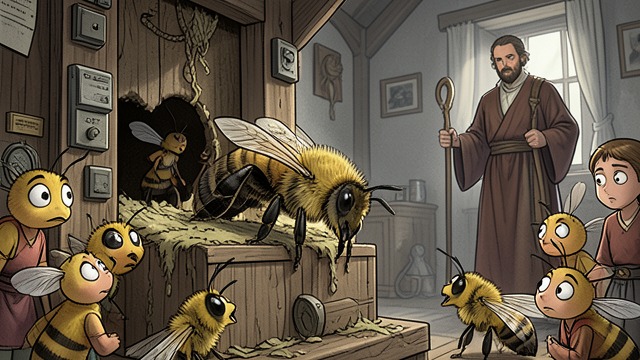 Experience Becomes Service from "The Adventures of Maya the Bee". Knowledge Put to Use Stories Shared at Home After the battle, Maya recounts what she has learned from insects, a sprite, and the people she observed.