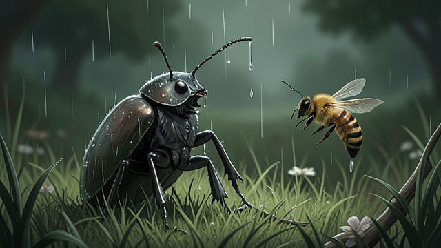 A Brief Acquaintance from "The Adventures of Maya the Bee". Confidence with Cracks The Boast Continues Bobbie introduces himself as a rose-beetle and gives evasive answers about his hole.
