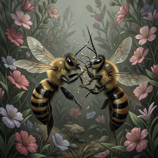 The Hostility Between Bees and Hornets from "The Adventures of Maya the Bee". The longstanding rivalry between bees and Hornets moves from abstract danger to captivity and battle, then ends in a victory that leaves mutual distrust intact.