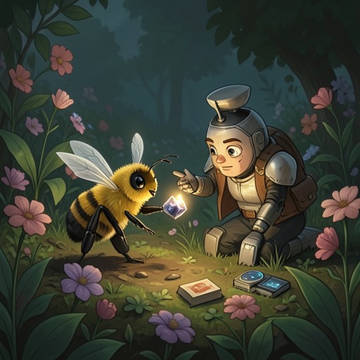 Maya and the Flower Sprite from "The Adventures of Maya the Bee". The flower sprite’s gentle companionship offers Maya a rare experience of being understood, and his sacrificial gift makes their brief bond both joyful and…