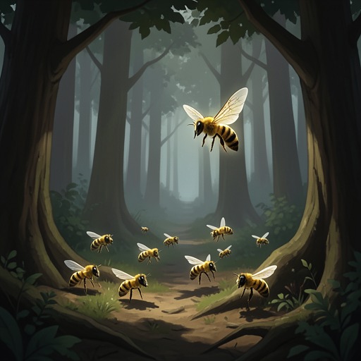 The Queen and Her Soldiers from "The Adventures of Maya the Bee". The soldiers’ loyalty to Helen VIII turns her commands into collective defense and gives the battle’s losses meaning within the bees’ shared commitment.