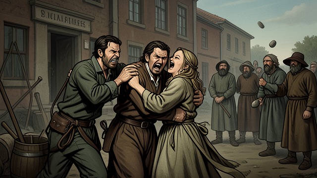 The Savages’ Threat from "Diana". The Savages’ Threat Desire turns coercive Three savages seize the nymphs and claim that their suffering entitles them to the women.