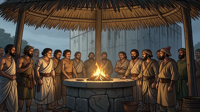 The Wedding at Diana’s Temple from "Diana". The Wedding at Diana’s Temple Collective celebration The shepherds and their beloveds are married at Diana’s temple amid general rejoicing.