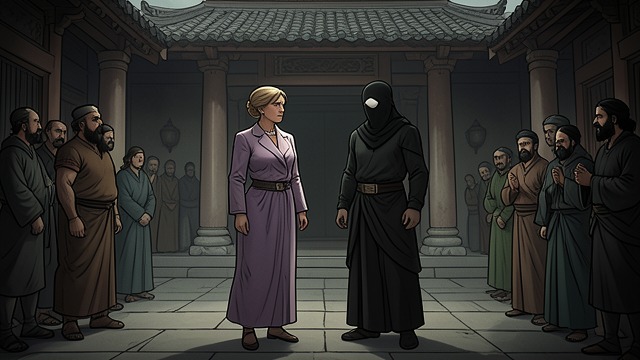 The Festival Encounter from "Diana". The Festival Encounter A masked meeting At the Temple of Minerva, Selvagia meets Ismenia disguised as a shepherdess.