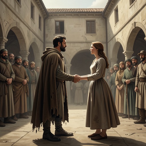 The Captured Abencerraje’s Honor from "Diana". This thread follows Abindarráez from the history of his family’s fall through capture, release, voluntary return, and reconciliation with Jarifa’s father.