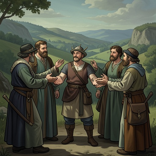 The Nymphs and the Making of a Shared Story from "Diana". This thread follows the nymphs’ intervention as they gather isolated lovers, protect one another, and connect separate pastoral histories.