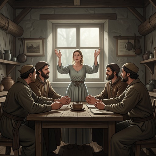 The Pastoral Community’s Weddings from "Diana". This thread follows how the shepherds’ separate loves are redirected toward stable unions and culminate in a collective wedding.