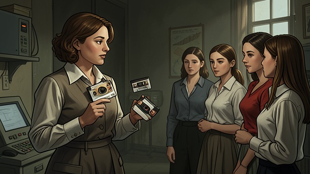 A Replacement Tape from "Never Let Me Go". A Replacement Tape A thoughtful gesture Ruth gives Kathy a different cassette after the original goes missing.