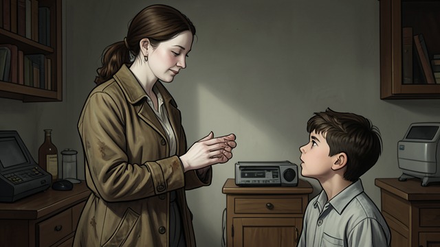 Miss Lucy’s Comfort from "Never Let Me Go". Miss Lucy’s Comfort Reassurance in private Miss Lucy tells Tommy that a student should not be punished for failing to create art.