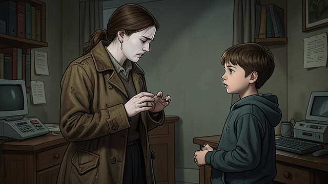 Miss Lucy’s Reversal from "Never Let Me Go". Miss Lucy’s Reversal A painful correction Miss Lucy tells Tommy that she was wrong to reassure him about his lack of artistic ability.
