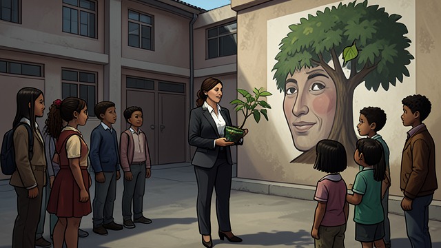 School’s Memorial from "Beautiful". An Inadequate Tribute Institutional language Mrs Bryan describes Kelly as someone who took a fall and presents a tree as a reminder of community.