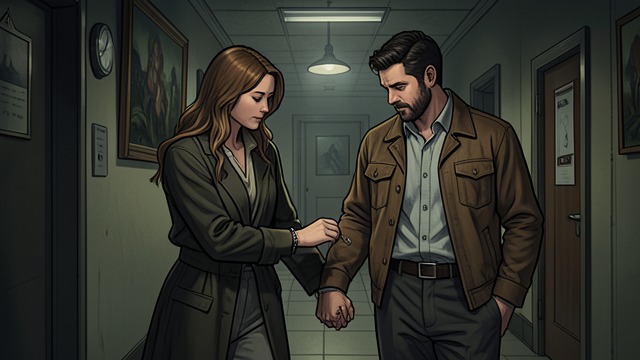 The Bracelet and the Hand from "Beautiful". An Answer to the Flowers Ava’s handmade gift She ties a small bracelet on Gideon’s wrist, giving him something personal instead of flowers.