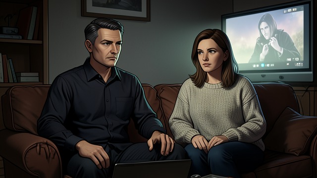 A Quiet Evening Together from "Beautiful". Asking for Company A changed invitation Ava’s father suggests they watch a movie together, and she accepts rather than going out.