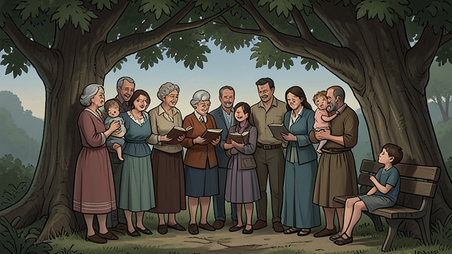 The Park Remembrance from "Beautiful". Stories Under the Rotunda Remembering together Kelly’s family and Ava gather at the park to tell stories about her, laughing and crying as they remember her…
