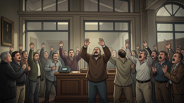 The Mob at the Window from "Native Son". Pressure Enters the Courtroom A crowd used rhetorically Buckley opens the window so that the mob’s calls for violence reach the courtroom.