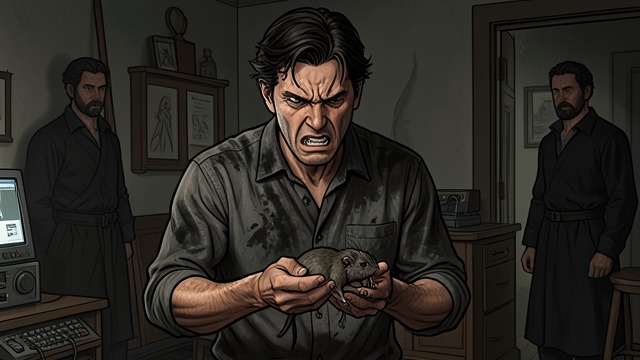 The Rat in the Room from "Native Son". A Violent Opening The cramped household Bigger Thomas kills the rat in the Thomas family apartment while his mother, Vera, and Buddy watch in fear.