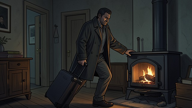 A Fugitive Returns to the House from "Native Son". Checking the Scene A risky return Bigger returns to Dalton family residence to see whether Mary’s body has burned.