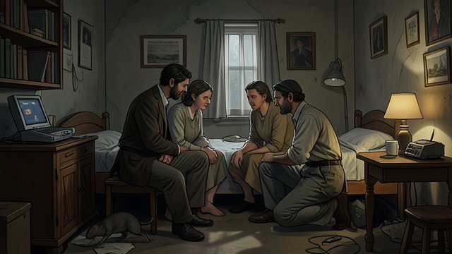 The One-Room Home from "Native Son". Crowding at Home A family without privacy Four family members share one room, where the rat moves through holes in the walls and the furniture must be…