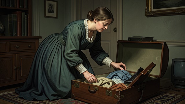 Mary’s Absence from "Native Son". Parents Confront Uncertainty A missing daughter Mrs. Dalton discovers that Mary is not in her room and that her suitcase is only partly packed.