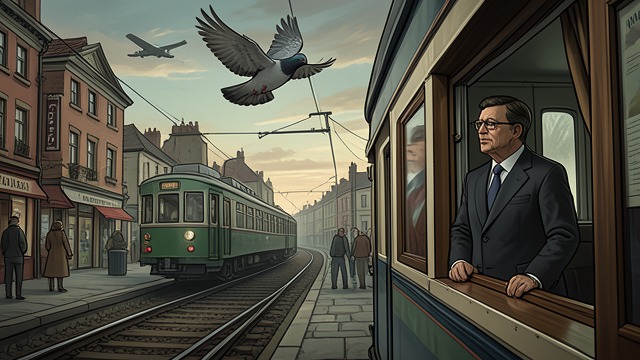 A Bird’s Freedom from "Native Son". Movement Without Permission Watching the pigeon rise A pigeon escapes the streetcar tracks and lifts into the air.