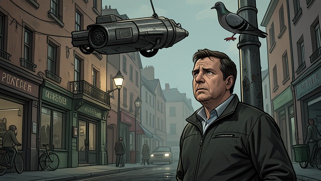 The Plane Above the Street from "Native Son". Freedom Seen in the Sky A plane writes overhead Bigger watches an aircraft trace words across the sky and says he could fly if he had the chance.