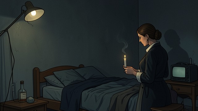 Testimony About the Last Visit from "Native Son". An Uncertain Witness Remembering the bedside Mrs. Dalton testifies that she found Mary in bed, heard mumbling, smelled alcohol, and prayed before leaving.
